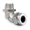 Hubbell Wiring Device-Kellems Liquid Tight Connector,1/2in.,90 deg,Brn NHC1024ZP