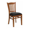 Hercules Restaurant Chair, Wood Back, 17-1/2 in W 20-3/4" L 34-1/2" H