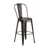 Flash Furniture Distressed Copper Metal Stool ET-3534-30-COP-GG
