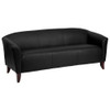 Flash Furniture Sofa, 29" x 29", Upholstery Color: Black 111-3-BK-GG