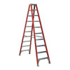 Louisville 10 ft Fiberglass Twin Stepladder, 300 lb Capacity FM1510