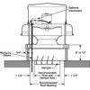 Dayton Supply Vent,18 In 4YC59
