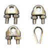 Dayton Wire Rope Clip and Thimble Kit,1/2 In 2VKK6