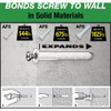 Toggler Alligator #12 x 1-3-4 In. Concrete & Drywall Anchors (50-Count) 50505 234643