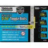 Toggler Snaptoggle 3-16-24 x 2 In. Toggle Bolt (100-Count) 24100 250995
