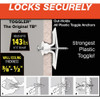 Toggler #8 x 1-1-2 In. Plastic Hollow Wall Anchors (5-Count) 50300 253127