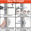 Toggler #8 x 1-1-2 In. Plastic Hollow Wall Anchors (5-Count) 50300 253127