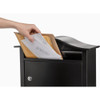 Architectural Mailboxes Saratoga Medium Steel Black Locking Wall Mount Mailbox 2550B-10 240935