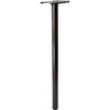 Architectural Mailboxes Pacifica In-Ground Steel Black Mailbox Post 7516B-10