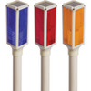 Alpine Solar LED Multicolor Driveway Marker Stake SLC104A Pack of 24 876050