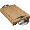 Napoleon PRO Cutting Board with Stainless Steel Bowls 70012