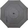 9 Ft. 3-Tier Tilt-Crank Smoke Gray Patio Umbrella - PFAS Free 866710 866710