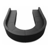 8 pcs. Living Room Set, 25-1/4" to 129" x 27", Upholstery Color: Black