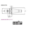 Hhip No 30 NMTB X 1-1-2" Shell End Mill Holder 3900-0745