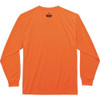 Ergodyne T-Shirt,LS,Non-Certified,HV,Orange,XL 8091