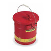 Justrite Mixing Tank, Steel, 5 gal, Red 27705
