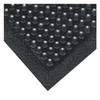 Antifatigue Mat, 5 ft. L x 2 ft. 6" W, 3/8" Thickness, Rubber, Bubble, Black