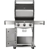 Napoleon Rogue 425 3-Burner with Cast Iron Grids LP Gas Grill, Stainless Steel R425PSS-2 889260