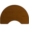 Kidney Activity Table, Laminate, Wood Grain  XU-A4872-KIDNY-OAK-H-A-CAS-GG