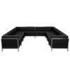 10 pcs. Sectional, 113" x 27-1-4", Upholstery Color: Black  ZB-IMAG-U-SECT-SET1-GG