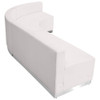 3 pcs. Living Room Set, 25-1-4" to 52-1-2" x 27", Upholstery Color: White  ZB-803-750-SET-WH-GG