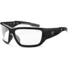 BALDR, Safety Glasses, Anti-Scrtach, Clear Lens, Black Frame, Full-Frame
