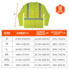 Ergodyne Hi-Vis Long Sleeve Cooling Sun Shirt, Polyester-Spandex, Lime, M 6688