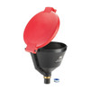 Pig DrumFunnel,13.875inH,Red,Polyethylene DRM1681-RD