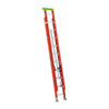 Louisville 20 ft Fiberglass Extension Ladder, 300 lb Load Capacity L-3022-20PT