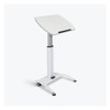 Luxor Pneumatic Adjustable-Height Lectern LX-PNADJ-WH