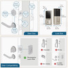 eufy Smart Lock C210 Satin Nickel 5-In-1 Keyless Entry Door Lock T8502121 235770