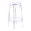 Flash Furniture Transparent Stool,25.75"H FH-118-APC1-GG