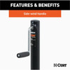 Curt 2000 Lb. A-Frame Jack With Side Handle, 14-1-2 In. Travel 28204 582883