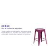 4PK 24" High Backless Purple Counter Height Stool  4-ET-BT3503-24-PUR-GG