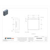 Captive Screws Electrical Enclosures, 24 in H, 8 in D, 24 in W, 1, Steel  SC242408