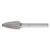 Pferd Tools Carbide Bur,SCTI SF-5,1/4",Double Cut 24722