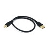 Monoprice USB 2.0 Cable,1-1/2 ft.L,Black 5436