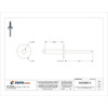 Blind Rivet, Flanged Head, 3-16 in Dia., 51-64 in L, Aluminum Body, 250 PK  AD610ABSLF200
