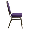 Hercules Banquet Chair, 17-1-4 in W 20-1-4" L 38" H, Fabric Seat  FD-C01-PUR-GV-GG