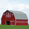 Valspar Oil Paint & Primer In One Low Sheen Barn & Fence Paint, Red, 1 Gal. 009.0000700.007 773447