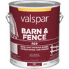 Valspar Oil Paint & Primer In One Low Sheen Barn & Fence Paint, Red, 1 Gal. 009.0000700.007 773447