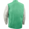 Welding Jacket, 3XL, 9 oz Cotton with Cowhide Sleeves, Snaps Closure  1230-3X
