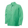Steiner Welding Jacket, 30 in L, Cotton, Snaps, Green, XL 1030-X