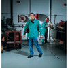 Welding Jacket, Cotton, 12 oz, 30 in Length, Snaps Closure, 2 Pockets, Green, XL  1038-X