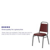 Flash Furniture Burgundy Vinyl Banquet Chair,PK4 4-FD-BHF-2-BY-VYL-GG