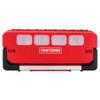 Craftsman Tool Box, Black-Red, 26 in W x 11-3-4 in D x 11 in H CMST26320L