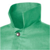Welding Jacket, L, 9 oz Cotton with Cowhide Sleeves, Snaps Closure  1230-L