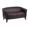 Flash Furniture Loveseat, 29" x 29", Upholstery Color: Brown 111-2-BN-GG