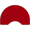 Kidney Table,Kidney Shp,Red,48x72", 48" W, 72" L, 25.125" H, Laminate, Red  XU-A4872-KIDNY-RED-T-P-GG