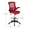 Flash Furniture BL-X-5M-D-RED-GG